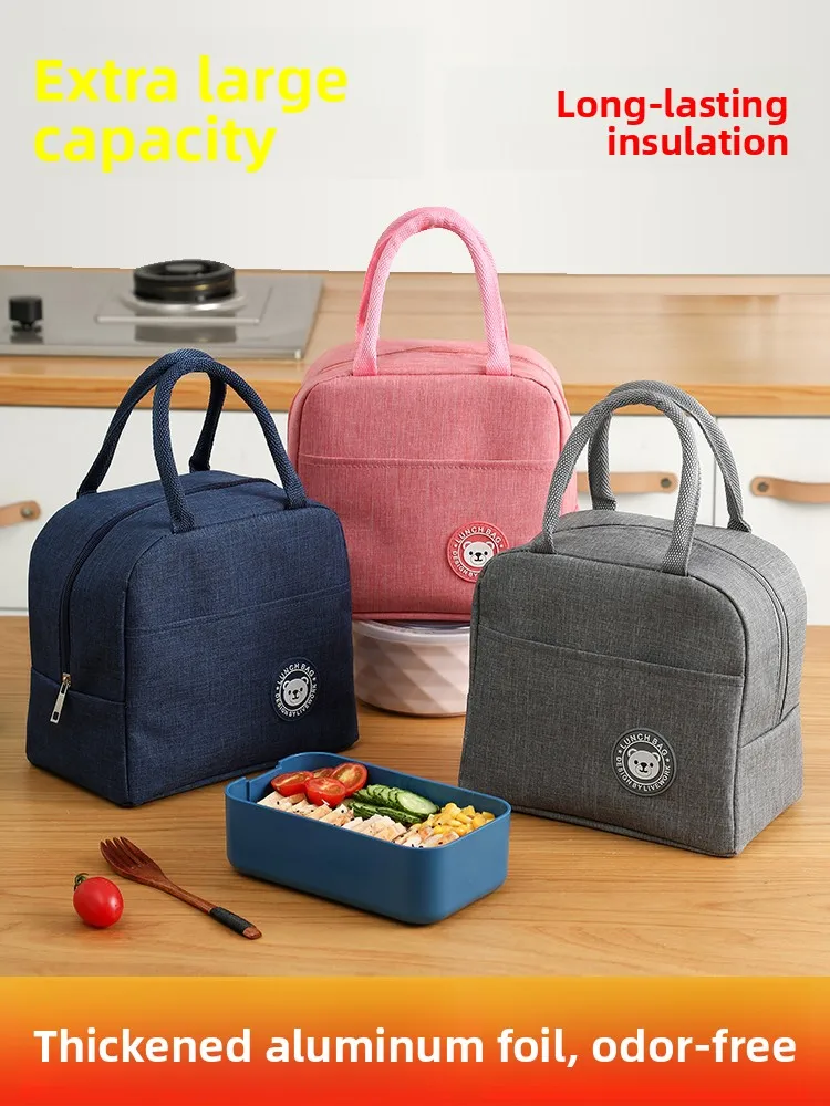 Thickened Insulated Lunch Box Bag Portable Handbag with Meal Bag for Office Workers And Students New Model Food Preservation ...
Thickened Insulated Lunch Box Bag Portable Handbag with Meal Bag for Office Workers And Students New Model Food Preservation ...