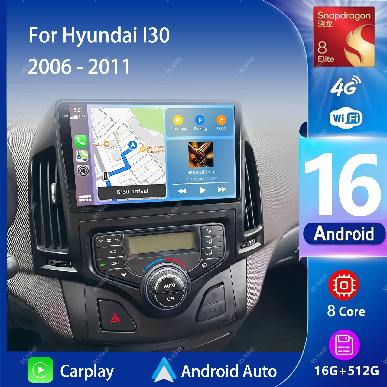 Android 16 Carplay Auto WIFI+4G Car Radio Multimedia Player For Hyundai I30 2006-2011 2K Screen Autoradio Stereo 2din Head Unit
Android 16 Carplay Auto WIFI+4G Car Radio Multimedia Player For Hyundai I30 2006-2011 2K Screen Autoradio Stereo 2din Head Unit