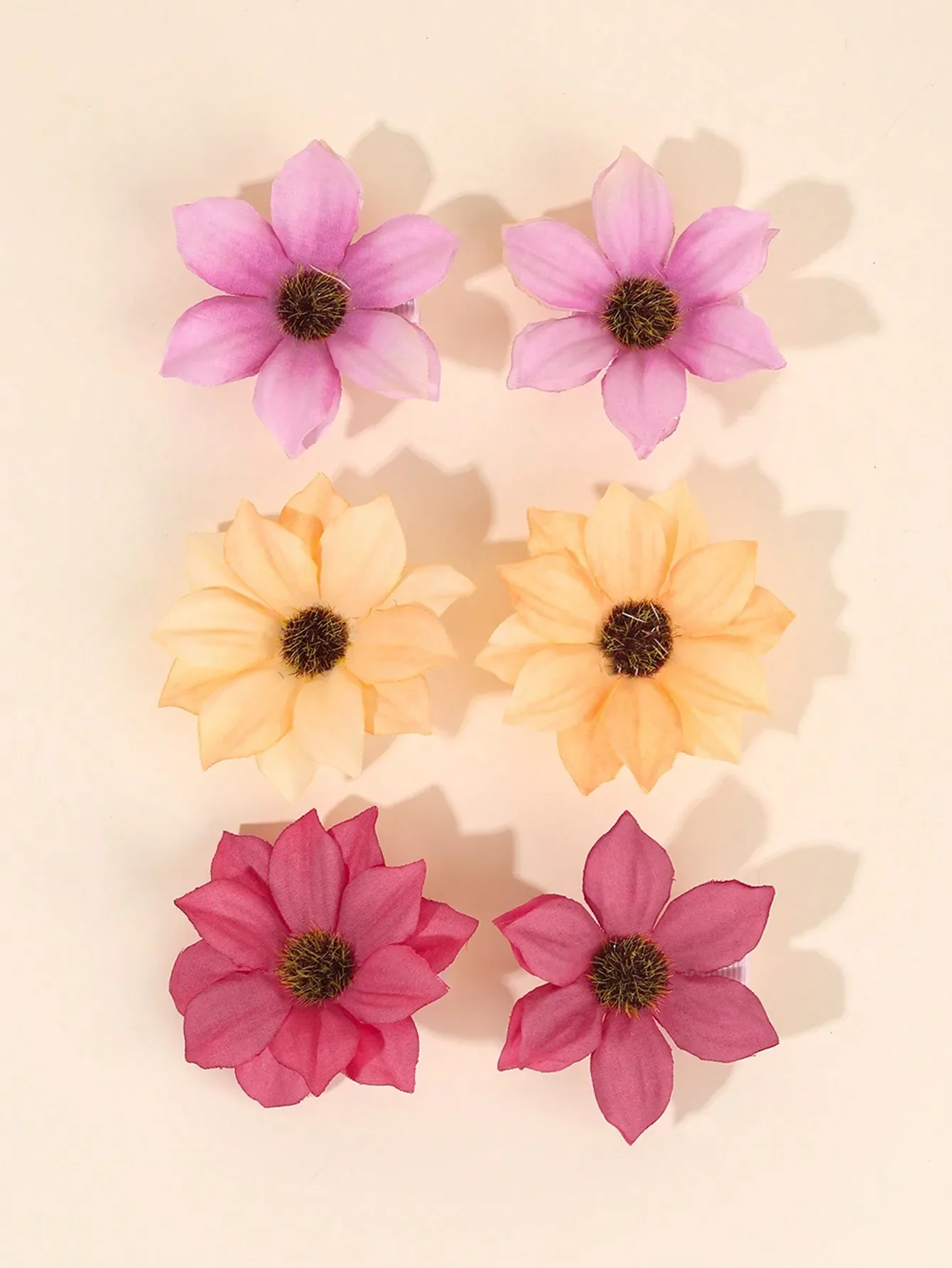 6pcs Flower Hair Clips For Girls Simulation Flower Hairpins Elegant Red Pink Rhododendron Flower Barrettes Flower Brooch Hair Clips For Bride Party, Beach, Wedding Kids Baby Hair Accessories
6pcs Flower Hair Clips For Girls Simulation Flower Hairpins Elegant Red Pink Rhododendron Flower Barrettes Flower Brooch Hair Clips For Bride Party, Beach, Wedding Kids Baby Hair Accessories
