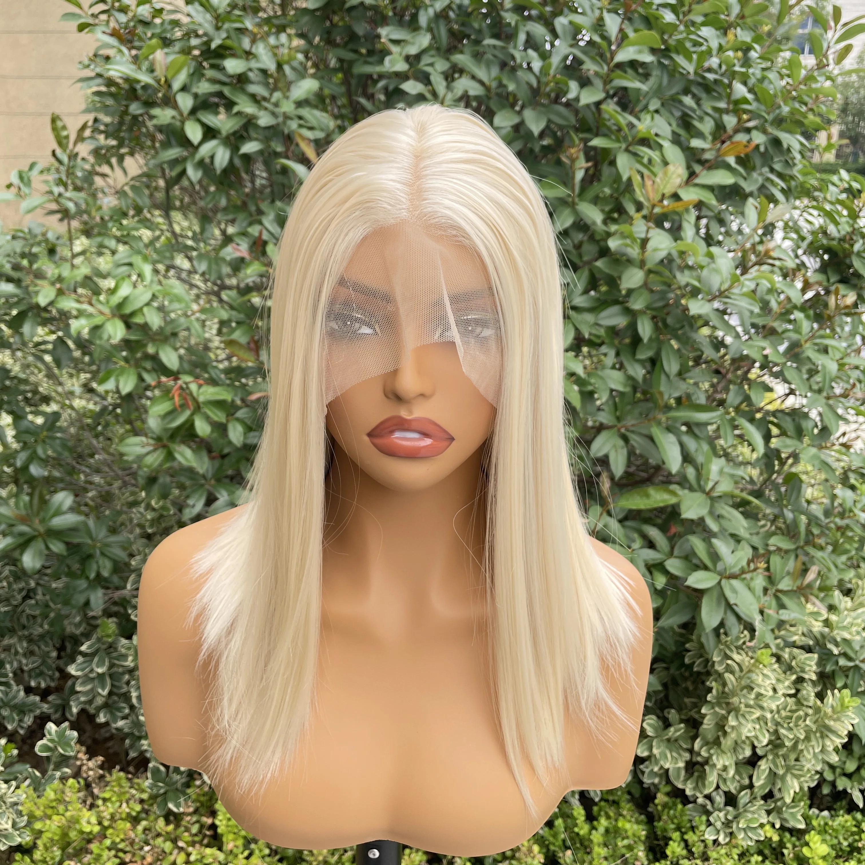 Light Blonde 13x4 Synthetic Lace Front Wigs for Women Shoulder Length Middle Part Wig Natural Hairline Layers Glueless Wigs 150%
Light Blonde 13x4 Synthetic Lace Front Wigs for Women Shoulder Length Middle Part Wig Natural Hairline Layers Glueless Wigs 150%