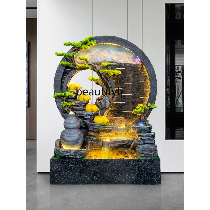 Water Curtain Wall Handmade Water Circulation Living Room Courtyard Screen Landscape Humidifier Gift Decoration
Water Curtain Wall Handmade Water Circulation Living Room Courtyard Screen Landscape Humidifier Gift Decoration