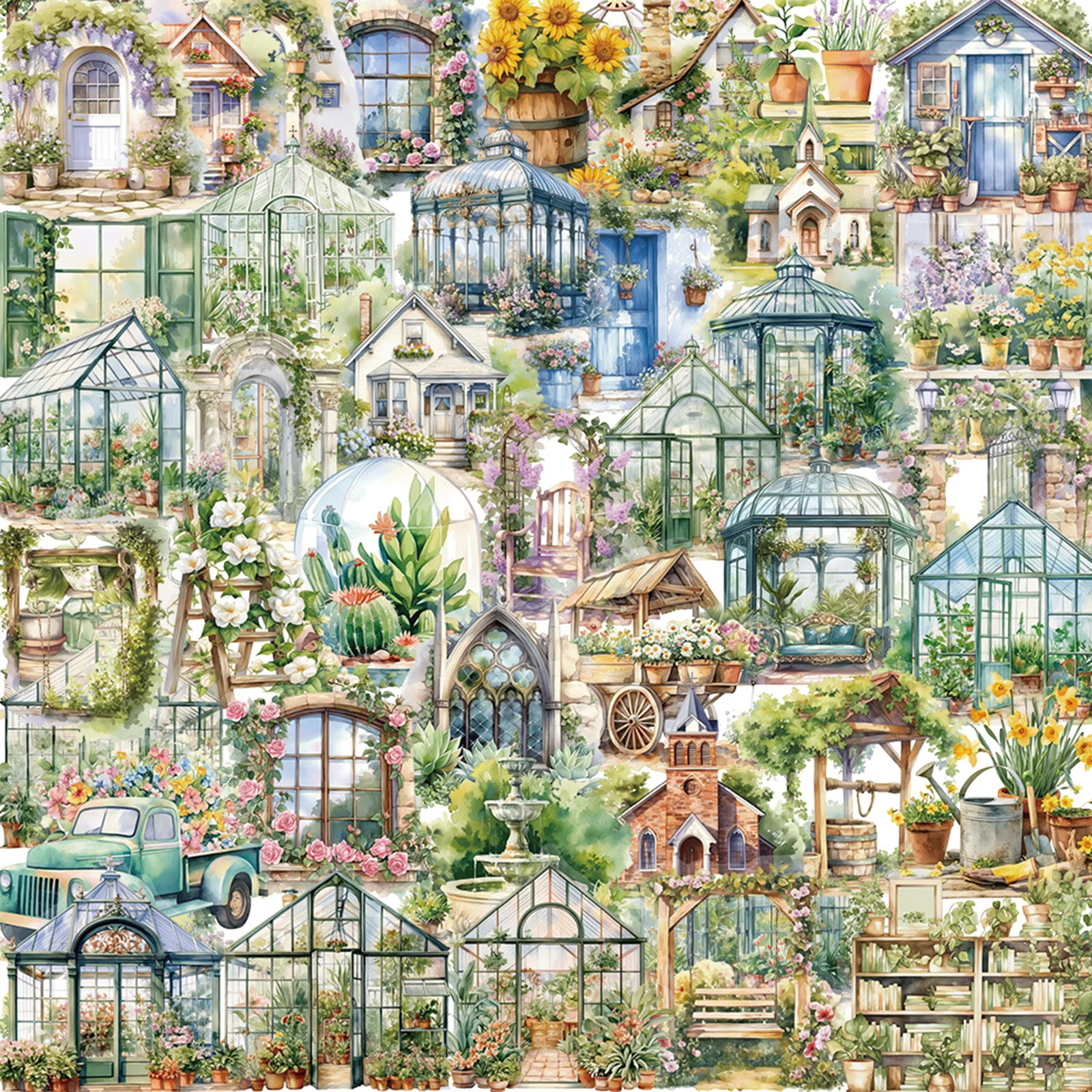 50PCS Flower Field Cottage Transparent PET Stickers to DIY Phone Case Material Handbook Water Cup Plant Decor Party Supplies
50PCS Flower Field Cottage Transparent PET Stickers to DIY Phone Case Material Handbook Water Cup Plant Decor Party Supplies