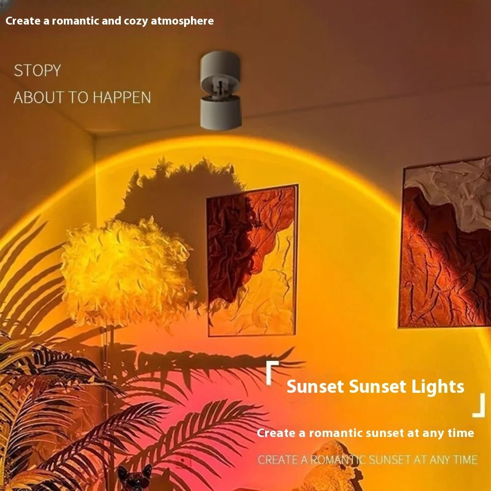 Sunset Projection Light LED Wall Decor for Living Room Entryway Dimmable Mood Lighting Creative Sunset Ambiance Lamp for Home
Sunset Projection Light LED Wall Decor for Living Room Entryway Dimmable Mood Lighting Creative Sunset Ambiance Lamp for Home