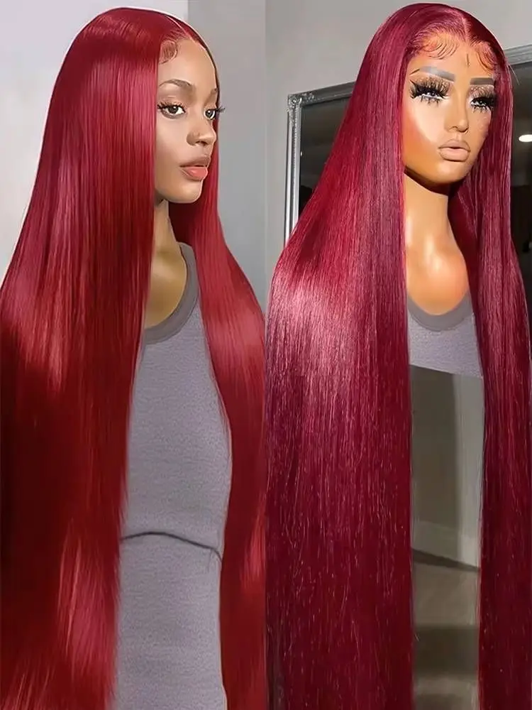 Бордовые парики с кружевной передней частью 99J из натуральных волос, предварительно прорезанные, 13x6 HD, прозрачные, прямые, 200% плотность, красные
Бордовые парики с кружевной передней частью 99J из натуральных волос, предварительно прорезанные, 13x6 HD, прозрачные, прямые, 200% плотность, красные