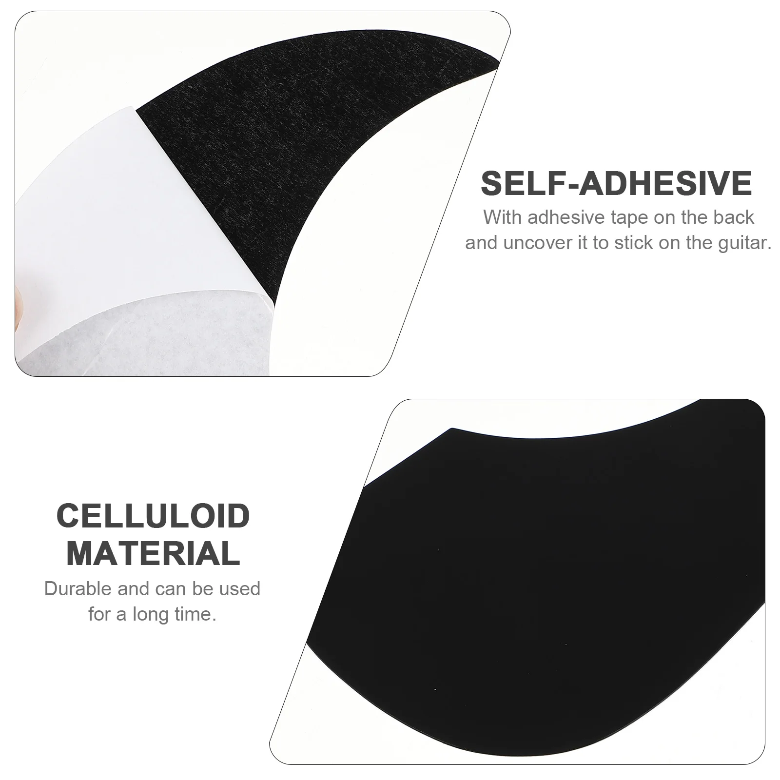 Guitar Pickguard Acoustic Waterdrop 689x34 Inch Black Adhesive Tape Electric Accessories Guard Plastic Replacement
Guitar Pickguard Acoustic Waterdrop 689x34 Inch Black Adhesive Tape Electric Accessories Guard Plastic Replacement
