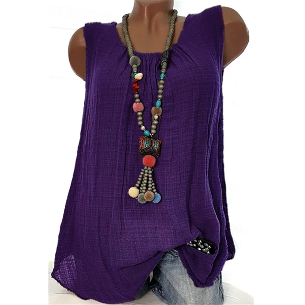 Boho Women Linen Tank Top Solid Color Loose Plus Size Camisole Tunics Summer Sleeveless Camis Tops
Boho Women Linen Tank Top Solid Color Loose Plus Size Camisole Tunics Summer Sleeveless Camis Tops