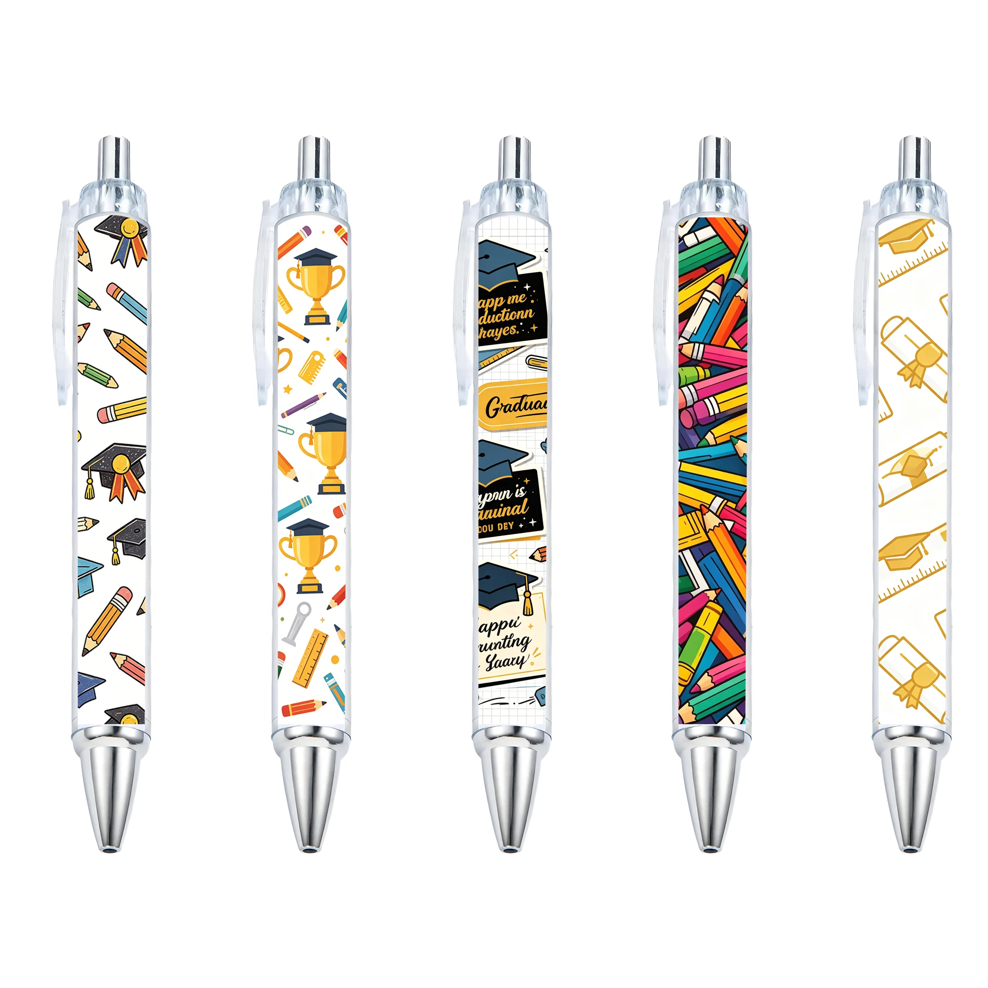 5pcs/10pcs Graduation Season Theme Ballpoint Pen Bachelor's Hat Trophy Colored Lead Theme Student Stationery Pattern Random
5pcs/10pcs Graduation Season Theme Ballpoint Pen Bachelor's Hat Trophy Colored Lead Theme Student Stationery Pattern Random