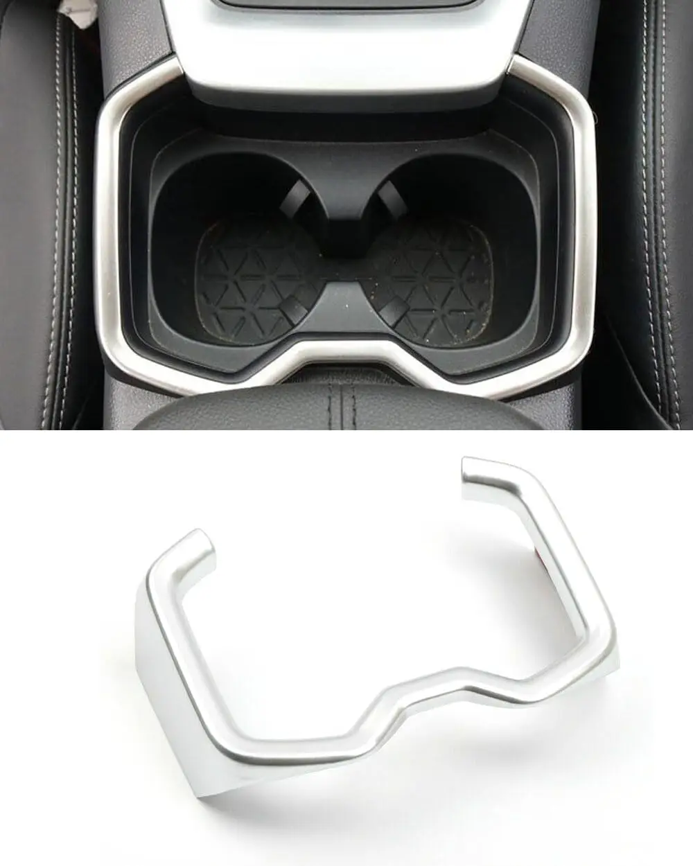 1PC Matte Silver ABS Interior Cup Holder Cover Trim for Toyota RAV4 2019-2025 Car Accessories Car Stickers
1PC Matte Silver ABS Interior Cup Holder Cover Trim for Toyota RAV4 2019-2025 Car Accessories Car Stickers
