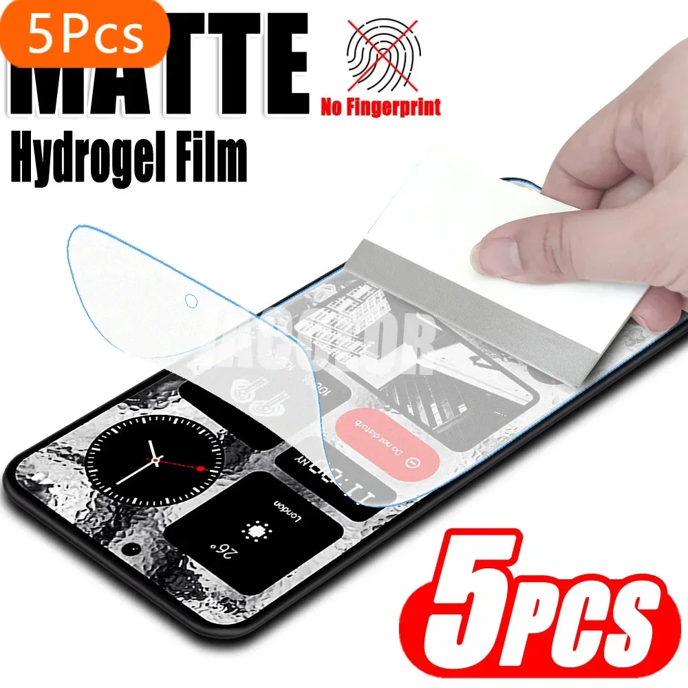 5PCS Matte Screen Protective film For Nothing Phone (1) (2) One Two Anti-Fingerprint Hydrogel Protector Soft For Nothing Phone2
5PCS Matte Screen Protective film For Nothing Phone (1) (2) One Two Anti-Fingerprint Hydrogel Protector Soft For Nothing Phone2