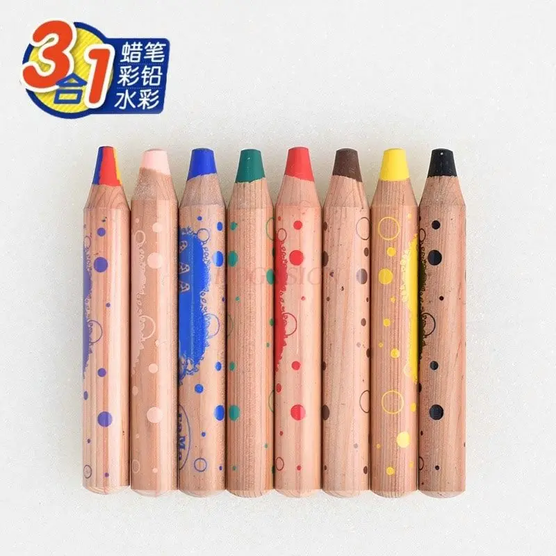 8 шт./компл.3-в-1 жирный короткий стержень, цветной свинец, акварельная живопись, моющийся цветной свинец
8 шт./компл.3-в-1 жирный короткий стержень, цветной свинец, акварельная живопись, моющийся цветной свинец