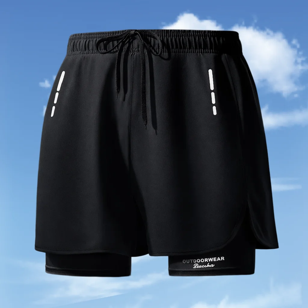 Men's Swim Trunks Quick Dry Athletic Shorts with Compression Liner for Beach Pool Running Gym
Men's Swim Trunks Quick Dry Athletic Shorts with Compression Liner for Beach Pool Running Gym