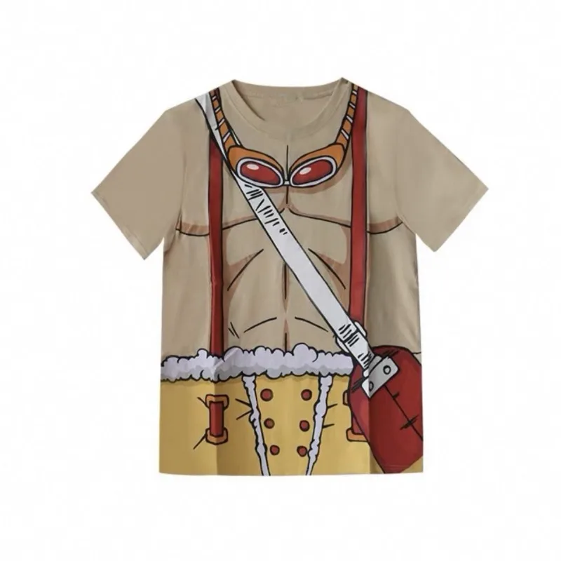 New summer One Piece creative character Nika Luffy Zoro Nami Ace cosplay clothing personality print breathable casual top gift
New summer One Piece creative character Nika Luffy Zoro Nami Ace cosplay clothing personality print breathable casual top gift