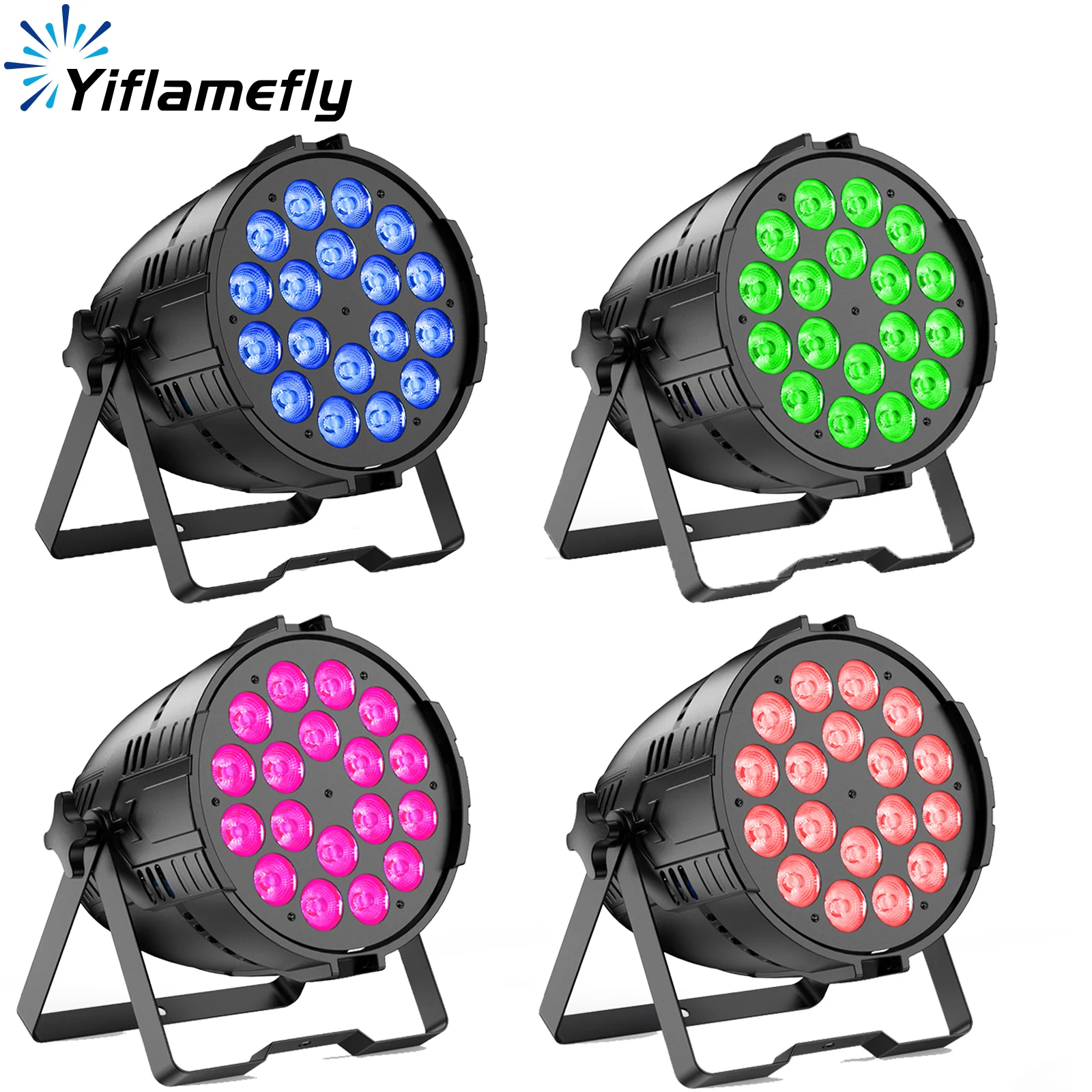 Yiflamefly 1/2/4Pcs 150W Par Lights 18X10W RGBWAL LED 8 Color Lighting Effects Stage Lights DMX For Wedding Party DJ Disco Bar
Yiflamefly 1/2/4Pcs 150W Par Lights 18X10W RGBWAL LED 8 Color Lighting Effects Stage Lights DMX For Wedding Party DJ Disco Bar