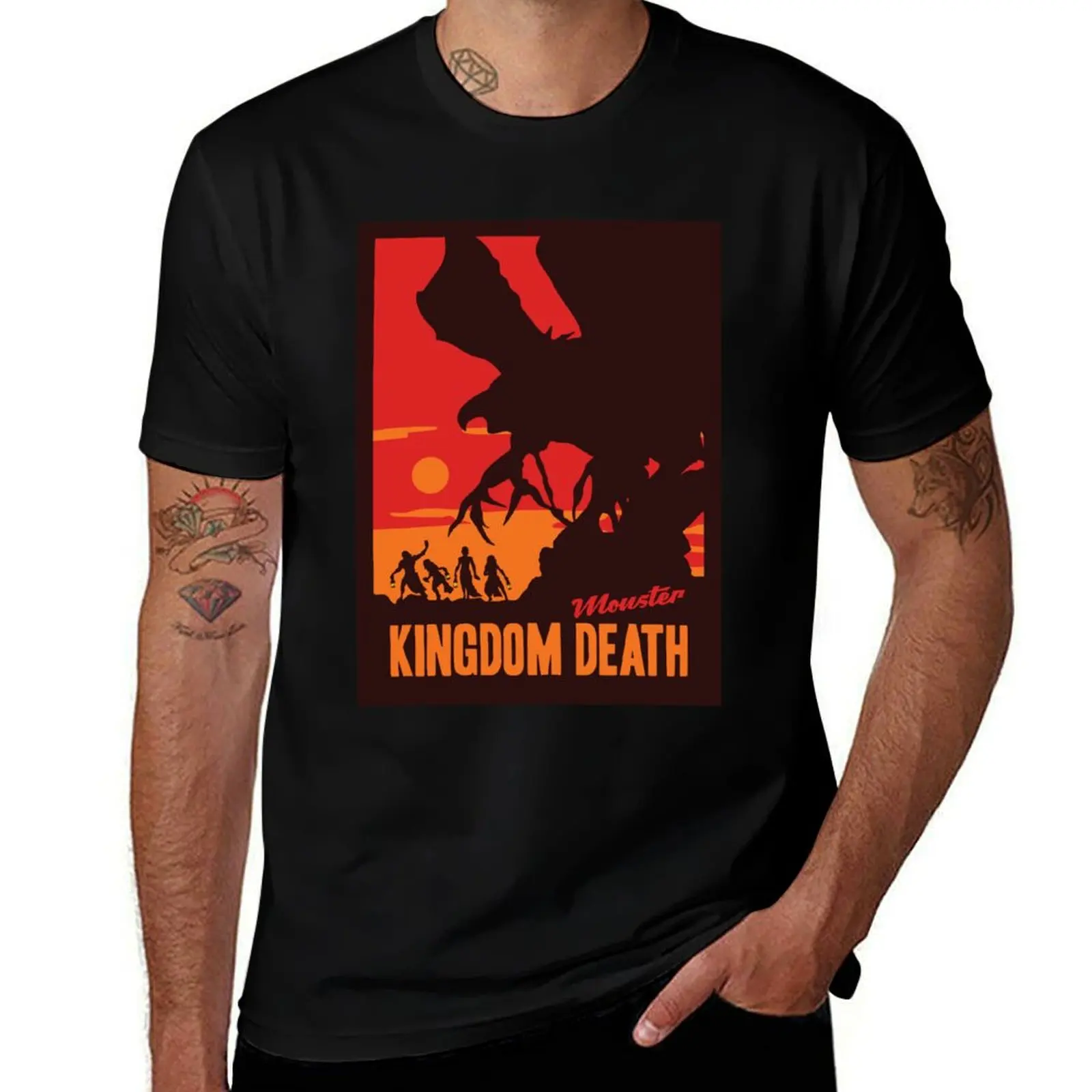 Kingdom Death Monster Board Game- Minimalist Travel Poster Style - Gaming Art T-Shirt Anime t-shirt mens graphic t-shirts
Kingdom Death Monster Board Game- Minimalist Travel Poster Style - Gaming Art T-Shirt Anime t-shirt mens graphic t-shirts