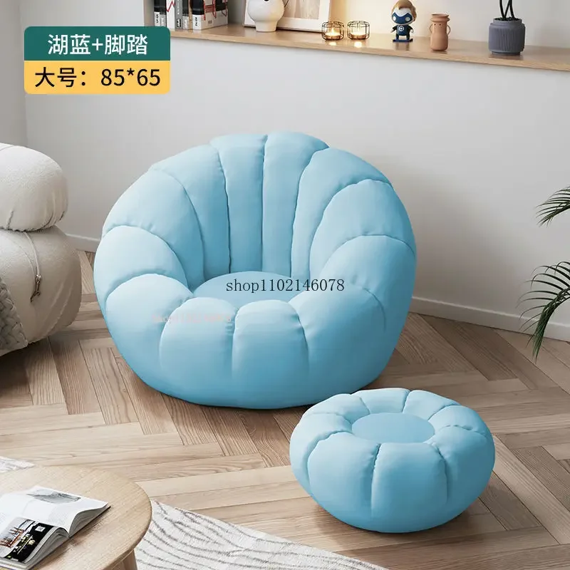 Pumpkin Cream Nordic Lazy Bean Bag Sofas Bedroom Princess Style Can Lie Down and Sit Small Apartment Single Sofa EPS Particles
Pumpkin Cream Nordic Lazy Bean Bag Sofas Bedroom Princess Style Can Lie Down and Sit Small Apartment Single Sofa EPS Particles