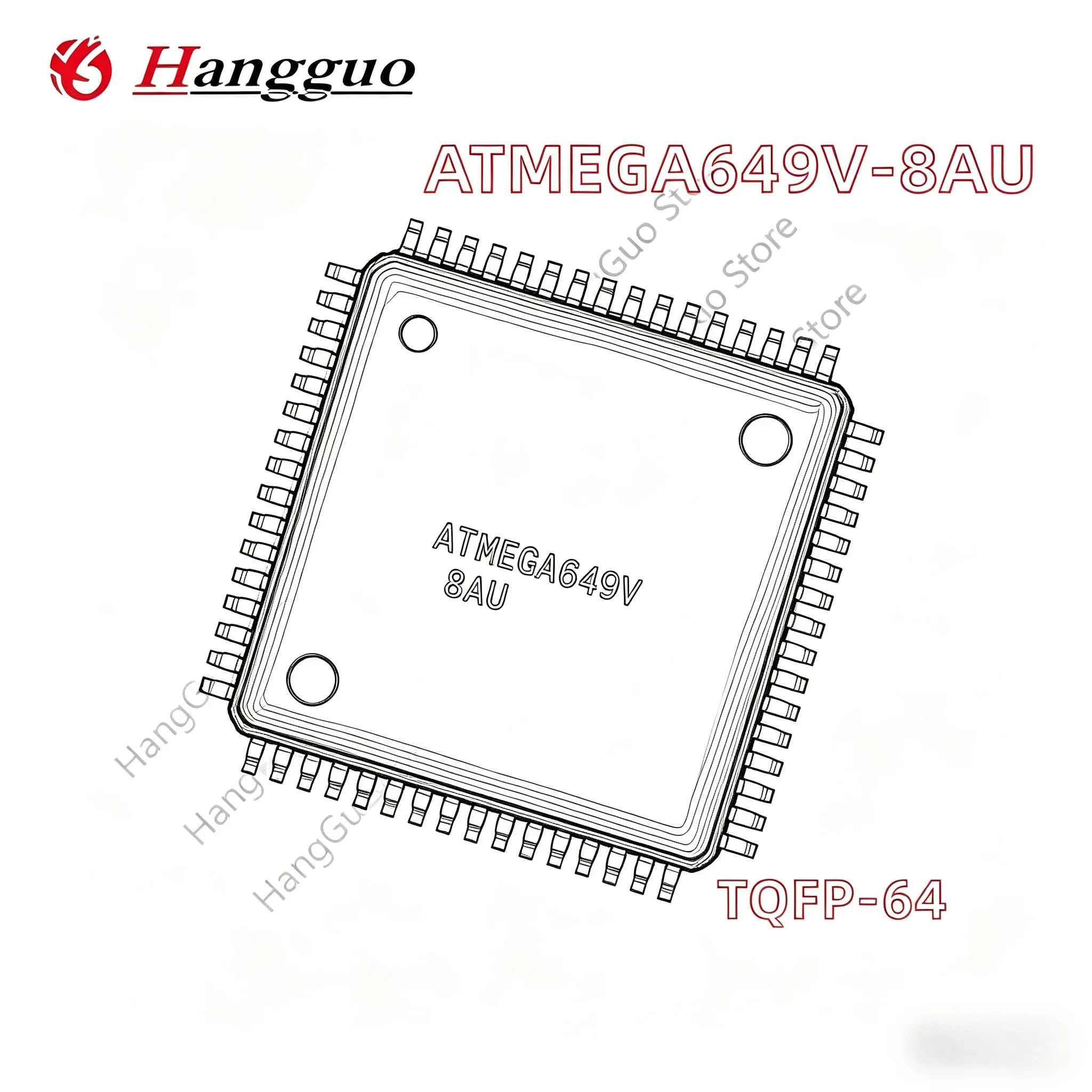 5 шт./лот, новый оригинальный микроконтроллер ATMEGA649V-8AU TQFP-64 MCU
5 шт./лот, новый оригинальный микроконтроллер ATMEGA649V-8AU TQFP-64 MCU