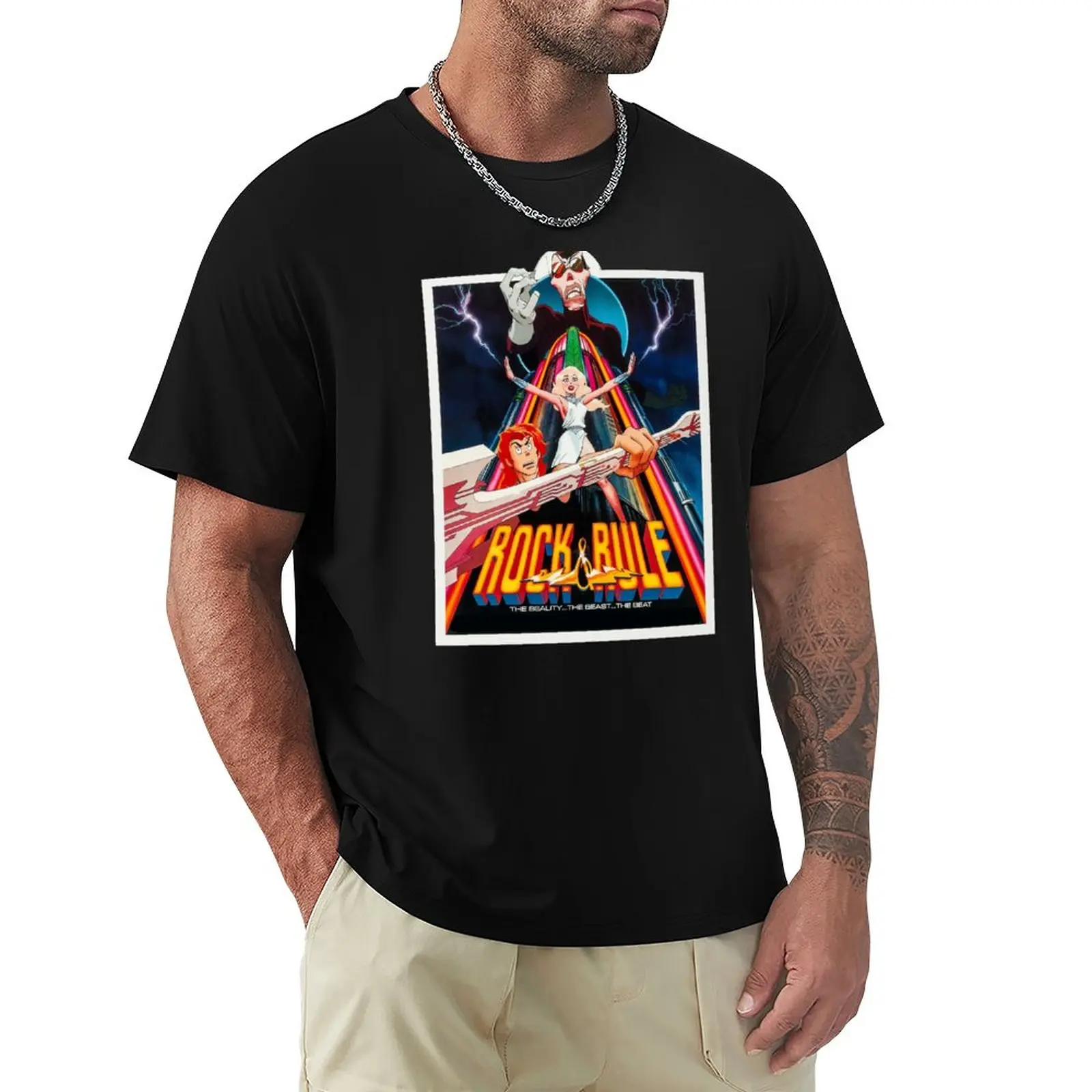 Rock And Rule T-Shirt vintage t shirt Anime t-shirt customized t shirts mens workout shirts
Rock And Rule T-Shirt vintage t shirt Anime t-shirt customized t shirts mens workout shirts