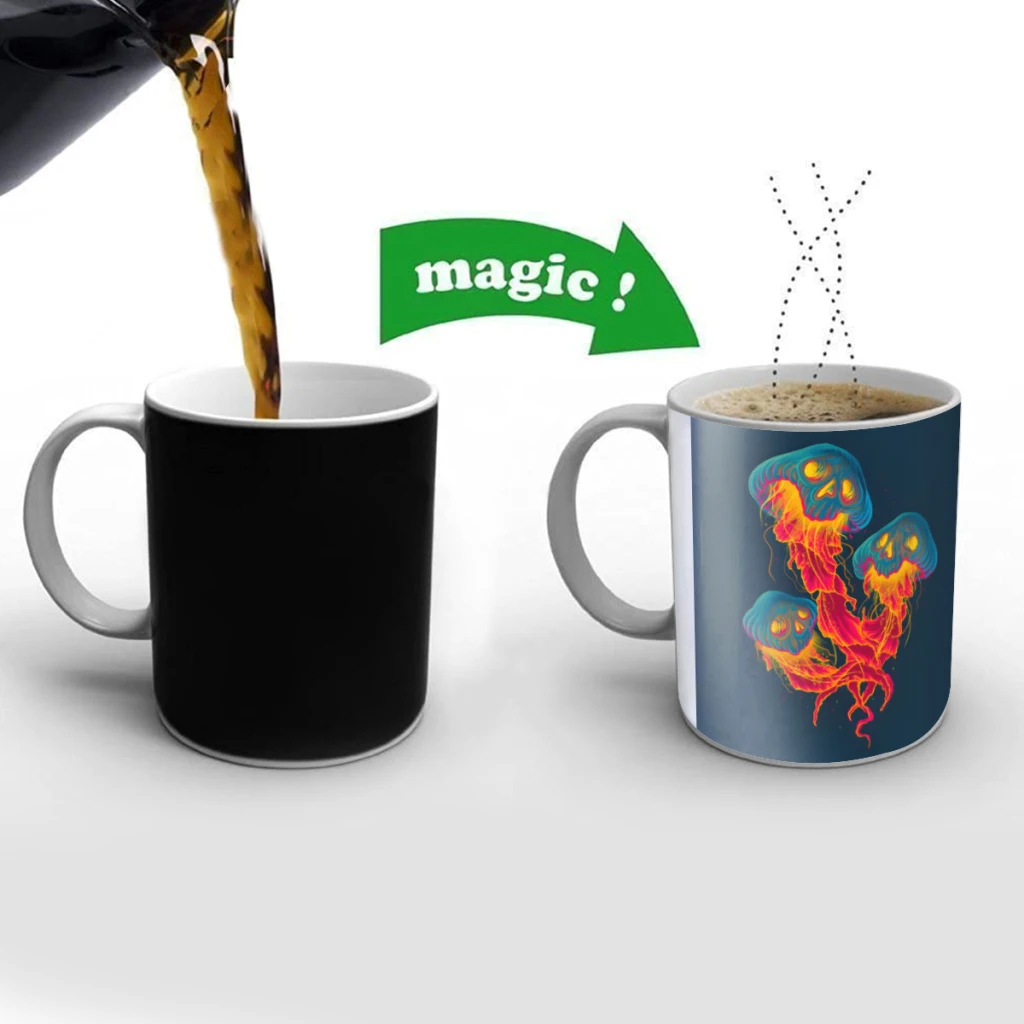 Jellyskull Creativity Change Color Chang mug Ceramic mug Hot Coffee Cup Breakfast Cup Mug Friend Gift
Jellyskull Creativity Change Color Chang mug Ceramic mug Hot Coffee Cup Breakfast Cup Mug Friend Gift