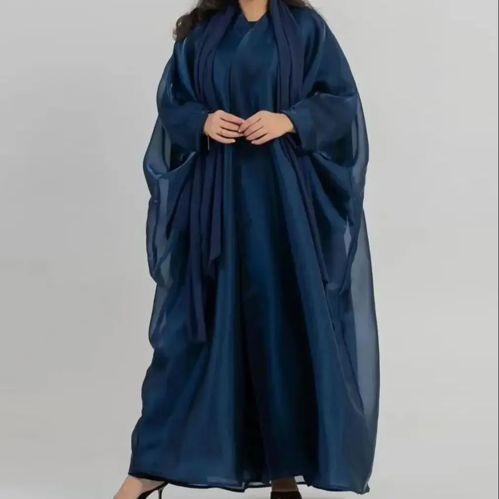 Ид Мусульманские атласные платья для женщин Рамадан Дубай Кимоно Кардиган Открытая Абая Турция Кафтан Kebaya Арабский халат Ислам Джалабия Платье
Ид Мусульманские атласные платья для женщин Рамадан Дубай Кимоно Кардиган Открытая Абая Турция Кафтан Kebaya Арабский халат Ислам Джалабия Платье