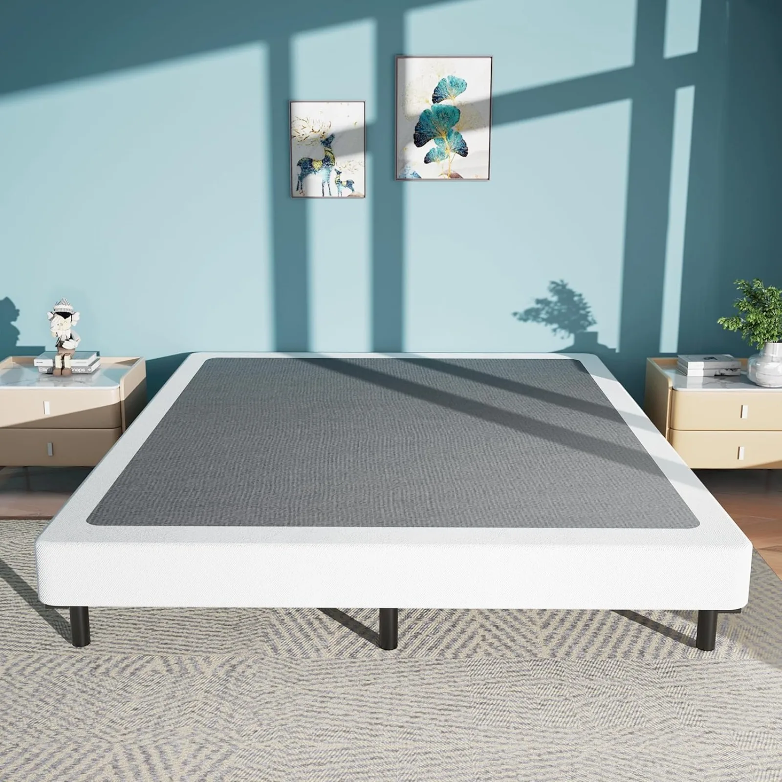 US 7 Inch Box Spring Queen, Low Profile Metal Boxsprings/Mattress Foundation/Bunkie Board - 3000LBS Strong
US 7 Inch Box Spring Queen, Low Profile Metal Boxsprings/Mattress Foundation/Bunkie Board - 3000LBS Strong