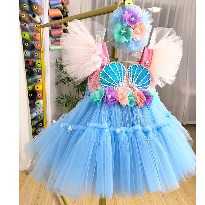 Новое платье Flower Boy Design Sense: Детское синее платье принцессы «Подводный мир» для выступлений на 1 июня
Новое платье Flower Boy Design Sense: Детское синее платье принцессы «Подводный мир» для выступлений на 1 июня
