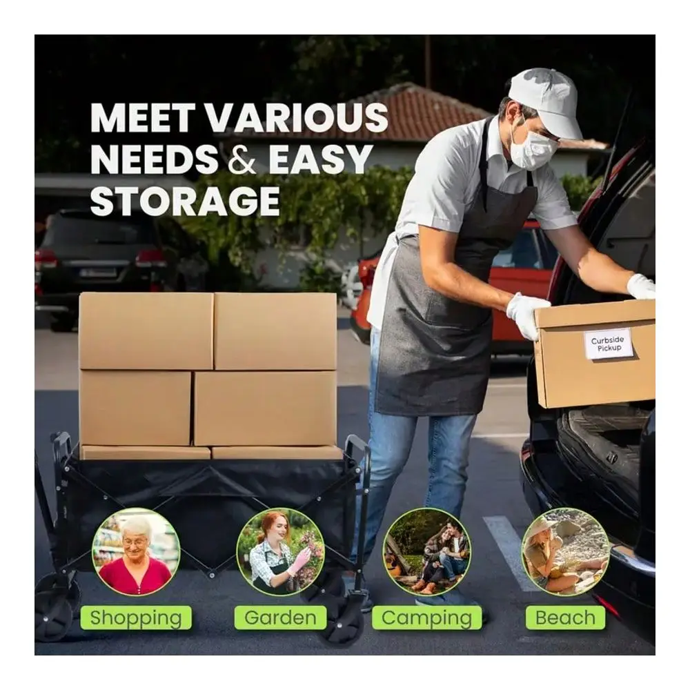 450 Lbs 680 Lbs AllTerrain HeavyDuty Folding Hand Truck, Large Capacity Camping Cart Suitable For Yard Shopping Sports Outdoor
450 Lbs 680 Lbs AllTerrain HeavyDuty Folding Hand Truck, Large Capacity Camping Cart Suitable For Yard Shopping Sports Outdoor