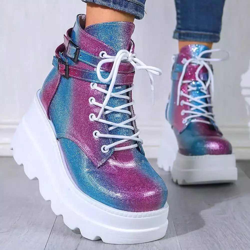 Thick Soled Fashion Women Boots 2024 Autumn/winter New High Heels Colorful Short Boots Fashionable And Personalized Short Boots
Thick Soled Fashion Women Boots 2024 Autumn/winter New High Heels Colorful Short Boots Fashionable And Personalized Short Boots