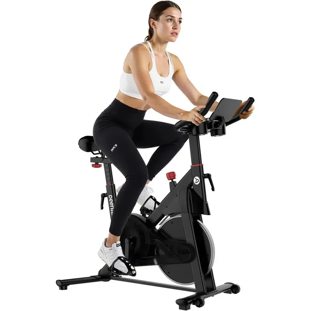 Adjustable Magnetic Resistance Indoor Cycling Bike with Low-Noise Belt Drive, LCD Monitor, and 300 lb Capacity for Home Cardio W
Adjustable Magnetic Resistance Indoor Cycling Bike with Low-Noise Belt Drive, LCD Monitor, and 300 lb Capacity for Home Cardio W
