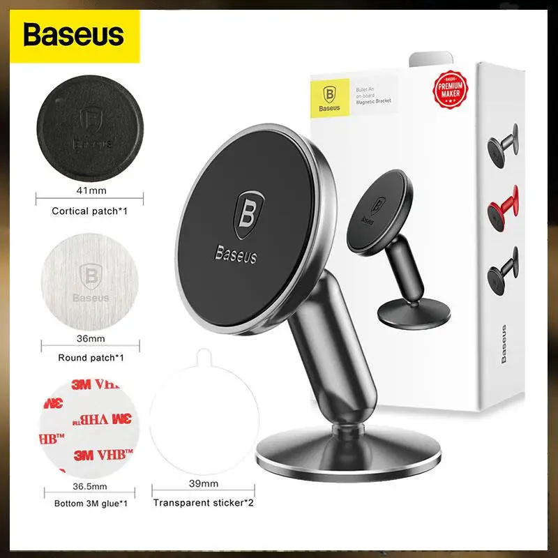 Baseus Universal Car Holder For Mobile Phone Holder Stand in Car Mount Phone Holder For Car 360 Degree Magnetic Car Phone Holder
Baseus Universal Car Holder For Mobile Phone Holder Stand in Car Mount Phone Holder For Car 360 Degree Magnetic Car Phone Holder
