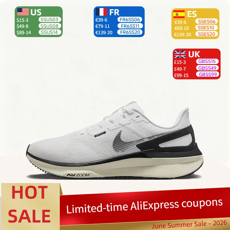 Nike Zoom Structure 25 Women's Low-Top Running Shoes Stylish, minimalist, breathable, comfortable, supportive DJ7884-104
Nike Zoom Structure 25 Women's Low-Top Running Shoes Stylish, minimalist, breathable, comfortable, supportive DJ7884-104