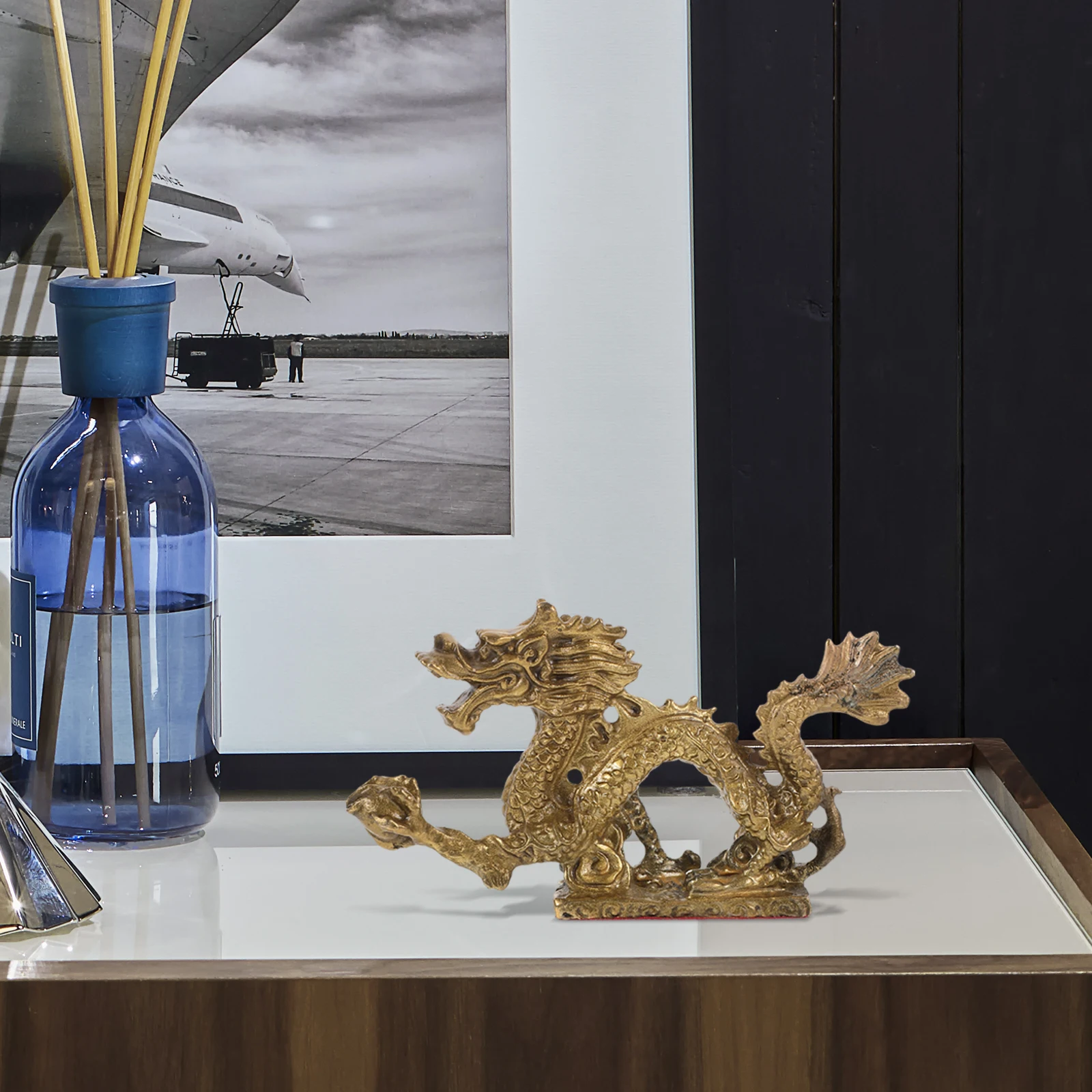 Brass Dragon Statues Chinese Table Zodiac Desk naments Mini Figurines Smooth Surface Desktop Space Saving
Brass Dragon Statues Chinese Table Zodiac Desk naments Mini Figurines Smooth Surface Desktop Space Saving