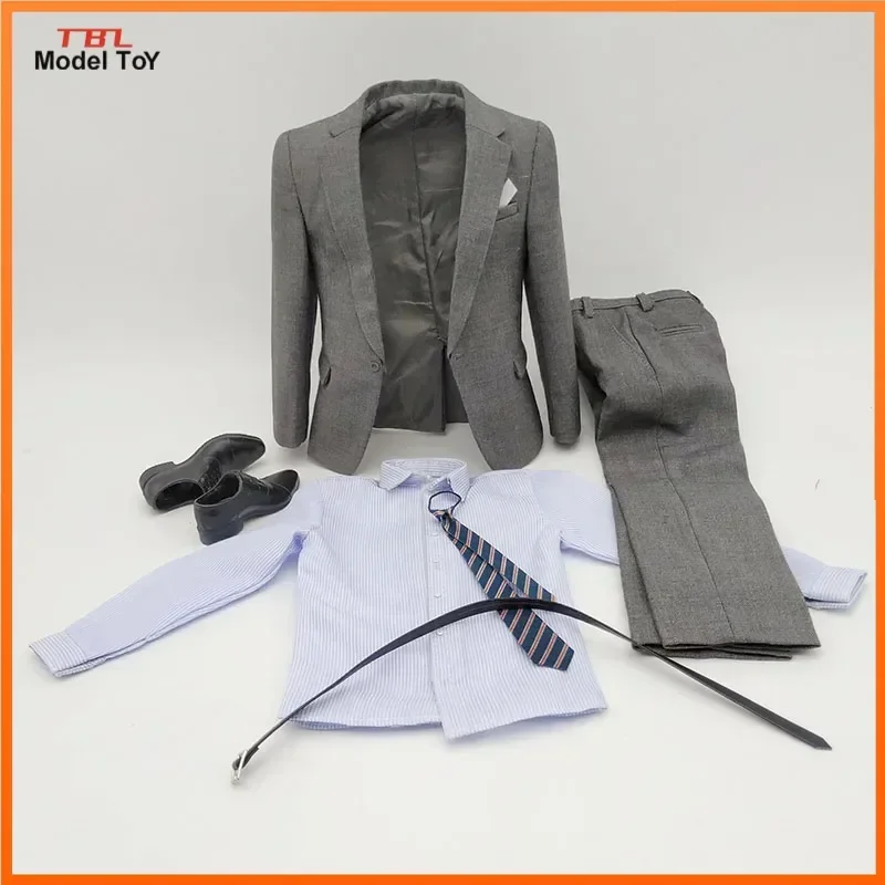 1/6 Male Soldier Grey Suit Jacket Trousers Shirt Necktie Belt with Leather Shoes Set Model for 12" Phicen M36 Body Action Figure
1/6 Male Soldier Grey Suit Jacket Trousers Shirt Necktie Belt with Leather Shoes Set Model for 12" Phicen M36 Body Action Figure