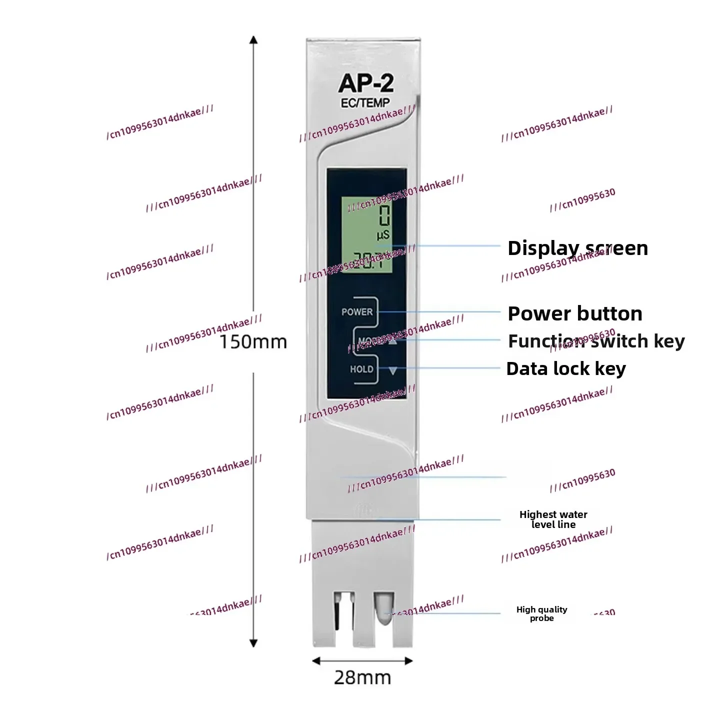 HM Water Quality Test Pen AP-1/AP-2 Household Swimming Pool Water Hardness TDS Conductivity Test Pen
HM Water Quality Test Pen AP-1/AP-2 Household Swimming Pool Water Hardness TDS Conductivity Test Pen