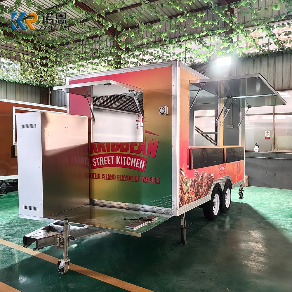 Mobile BBQ Coffee Ice Cream Food Truck Hot Dog Snack Trailer Concession Food Trailer With Complete Kitchen Equipment
Mobile BBQ Coffee Ice Cream Food Truck Hot Dog Snack Trailer Concession Food Trailer With Complete Kitchen Equipment