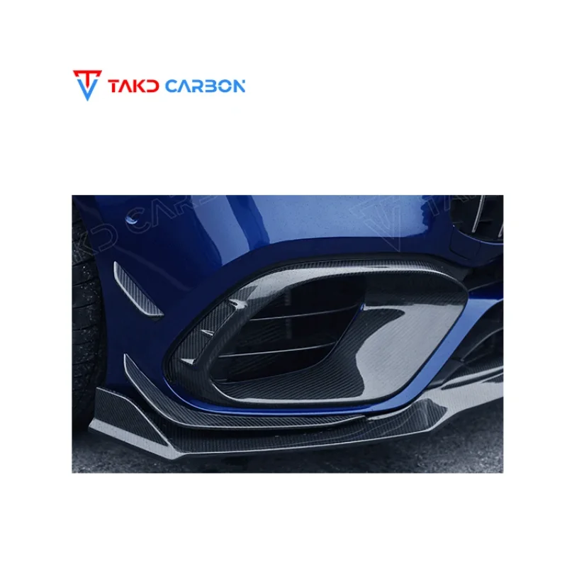 Carbon Perfect Fitment Aerodynamic 3K Twill in Carbon Black Dry Carbon Fiber Front Fog Lamp Frame For BENZ CLA45S C118
Carbon Perfect Fitment Aerodynamic 3K Twill in Carbon Black Dry Carbon Fiber Front Fog Lamp Frame For BENZ CLA45S C118