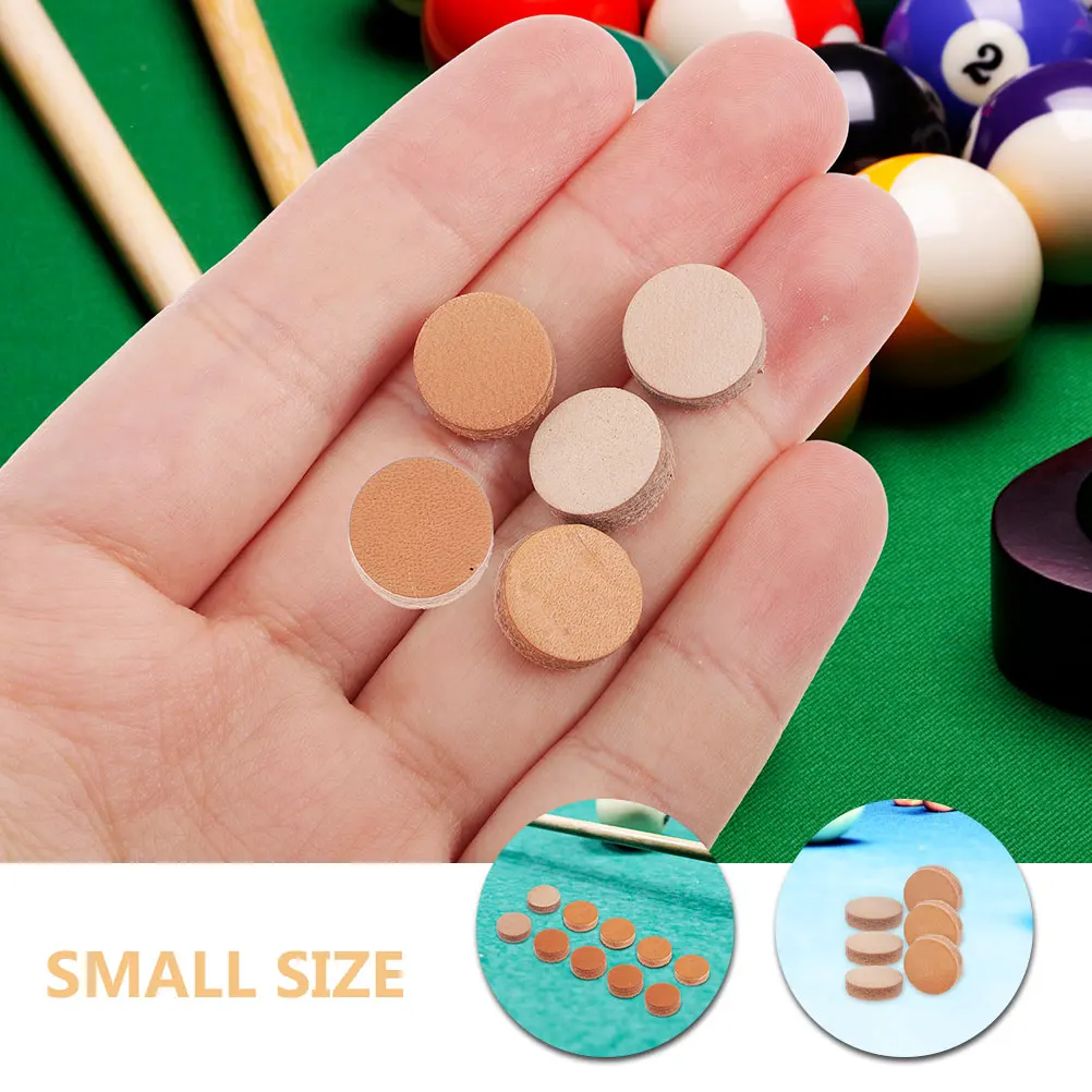 20 Pcs Pool Cue Head Tips for Cues Stick Billiard Supplies Replacement Accessories
20 Pcs Pool Cue Head Tips for Cues Stick Billiard Supplies Replacement Accessories