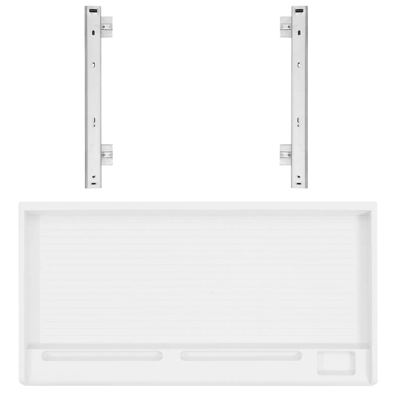 1Set Slide Out Keyboard Tray Under Desk Heavy Duty Drawer for Office Computer Desk Mount Organizer Keyboard Drawer
1Set Slide Out Keyboard Tray Under Desk Heavy Duty Drawer for Office Computer Desk Mount Organizer Keyboard Drawer