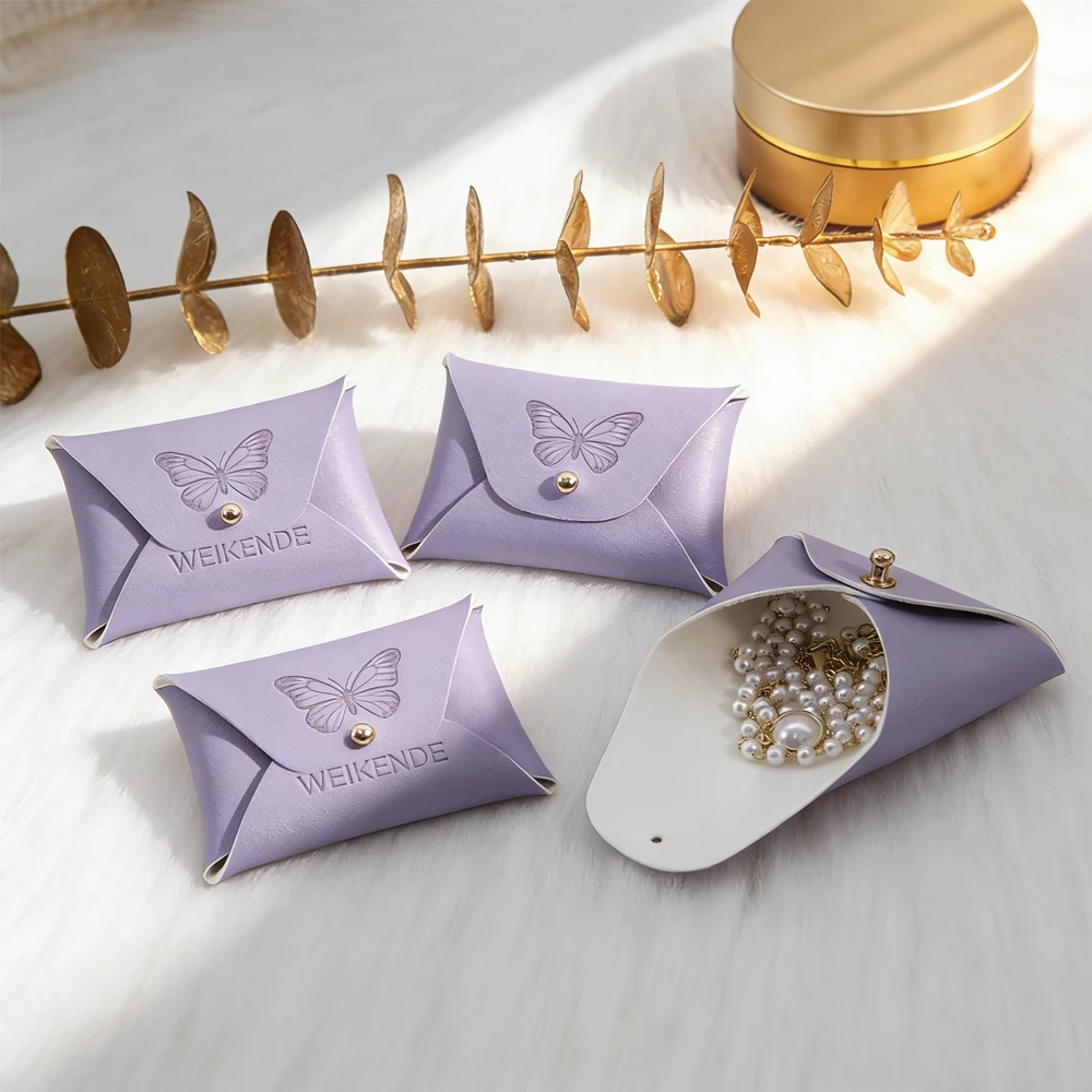 50/100Pcs Custom Logo PU Leather Jewelry Bag 7x5cm Earrings Rings Case Pouches Bracelet Pendant Protector Organizer Accessories
50/100Pcs Custom Logo PU Leather Jewelry Bag 7x5cm Earrings Rings Case Pouches Bracelet Pendant Protector Organizer Accessories