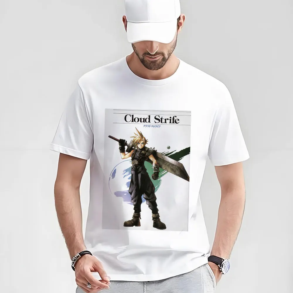Cloud Strife Final Fantasy Gift t shirt for gamer 100% cotton tee Men's Short Sleeve Graphic Clothes All size tops S-6XL
Cloud Strife Final Fantasy Gift t shirt for gamer 100% cotton tee Men's Short Sleeve Graphic Clothes All size tops S-6XL