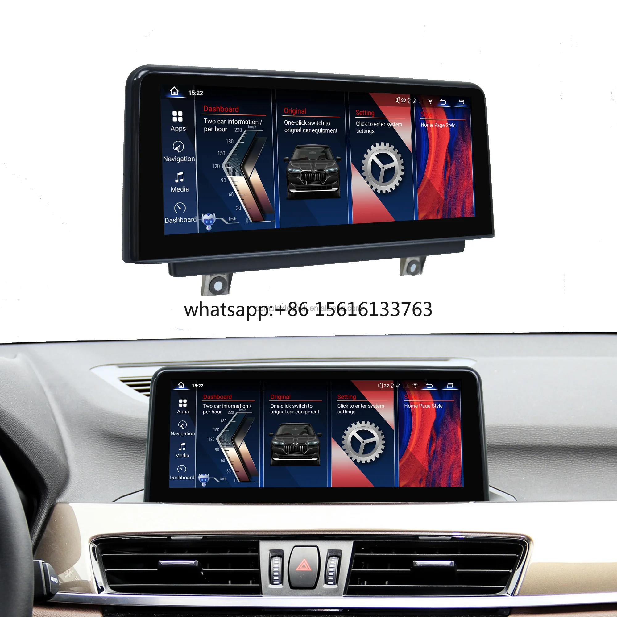 Newest 10.25\" Android 13 Navigation Auto System 8G+256G DSP Support Wireless Carplay GPS USB for BMW X1 F48 NBT 2016-2017
Newest 10.25\" Android 13 Navigation Auto System 8G+256G DSP Support Wireless Carplay GPS USB for BMW X1 F48 NBT 2016-2017