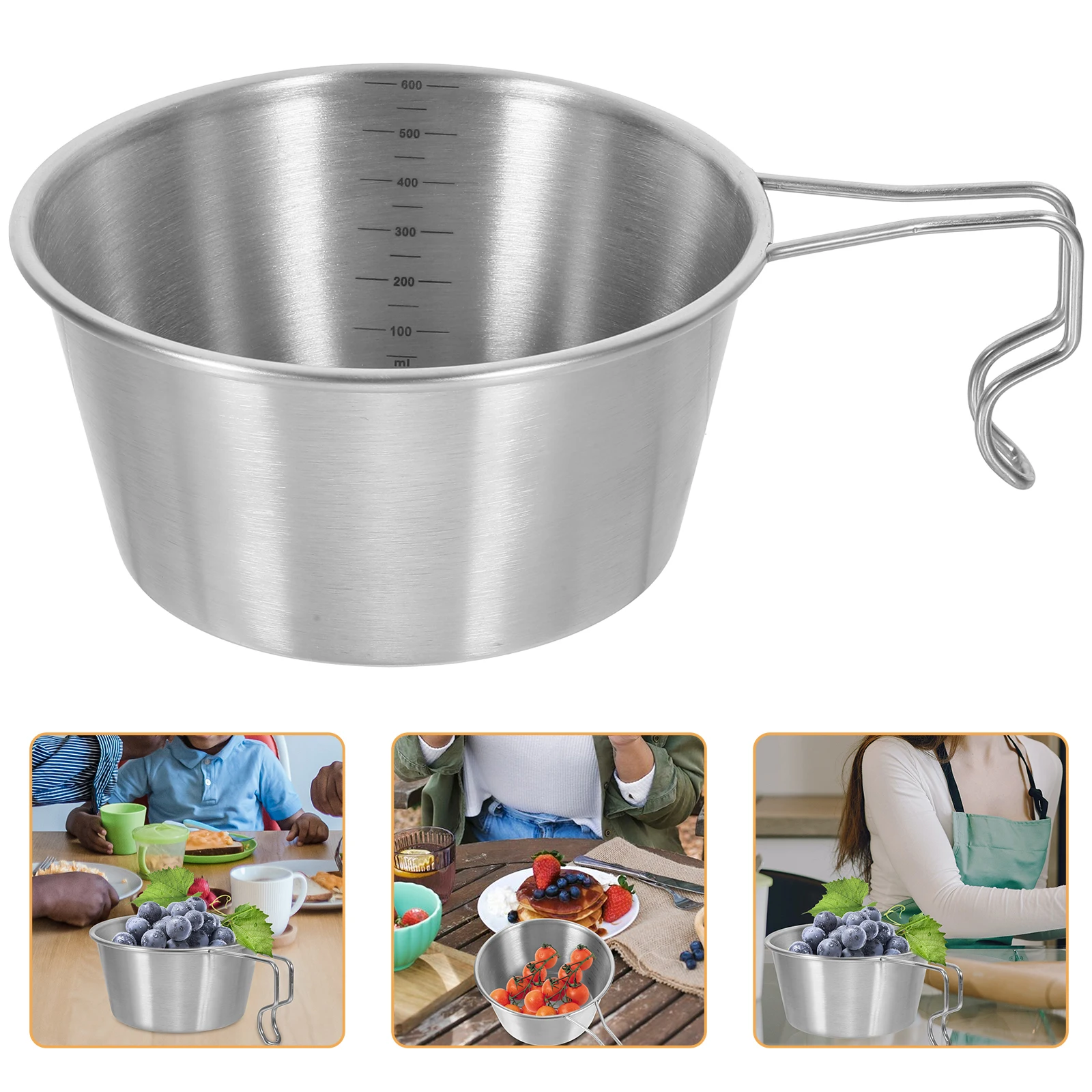 Stainless Steel Ramen Portable Picnic Soup With Handle Outdoor Mug Lightweight Hollow Handle For Hiking Compact Durable Metal
Stainless Steel Ramen Portable Picnic Soup With Handle Outdoor Mug Lightweight Hollow Handle For Hiking Compact Durable Metal