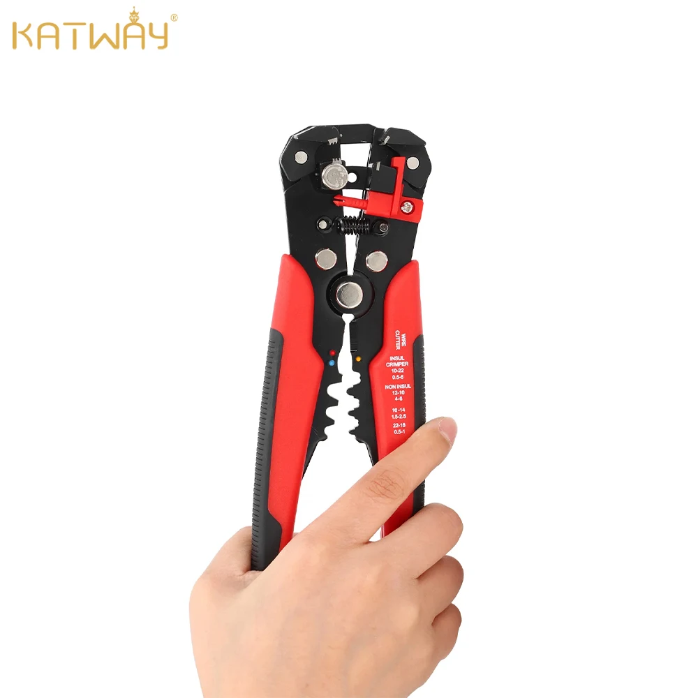 KATWAY 5 In1 Automatic YES-1R Wire Stripper Tools Multitool Pliers: Stripping Cutter Crimping Cable Wire Electrician HH-AA510
KATWAY 5 In1 Automatic YES-1R Wire Stripper Tools Multitool Pliers: Stripping Cutter Crimping Cable Wire Electrician HH-AA510