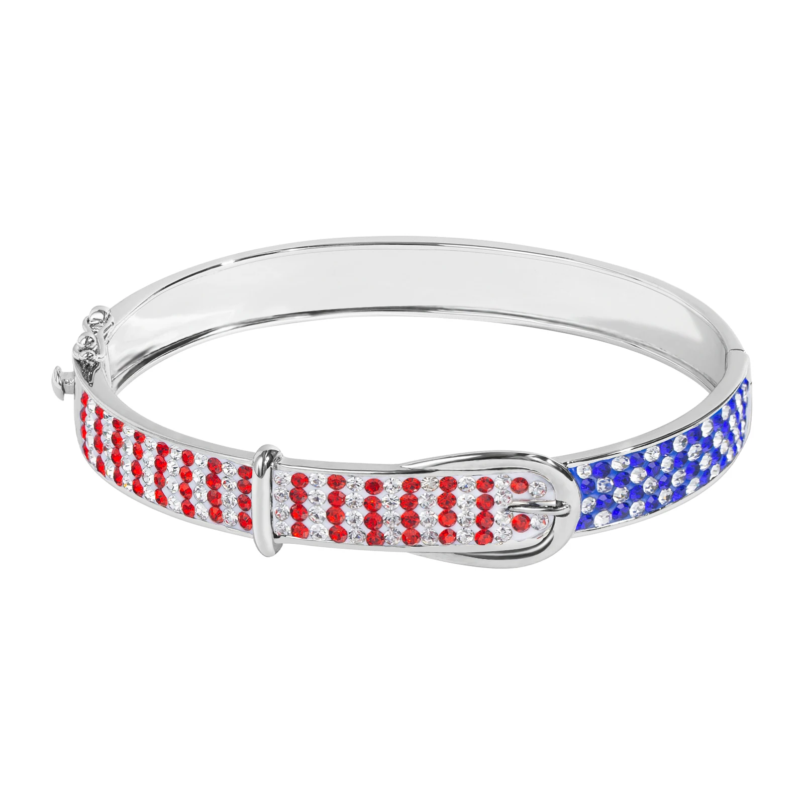 Crystal Bangle The Old Glory Color Crystal Belt Design Brass Bracelet Fashion Trendy Personality Jewelry Gifts For Women Men
Crystal Bangle The Old Glory Color Crystal Belt Design Brass Bracelet Fashion Trendy Personality Jewelry Gifts For Women Men