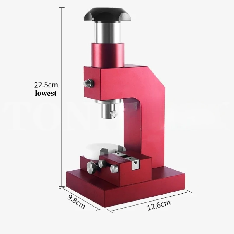 Strap Puncher Red Metal New Belt Puncher Round Rectangular Oval Watch Repair Tool