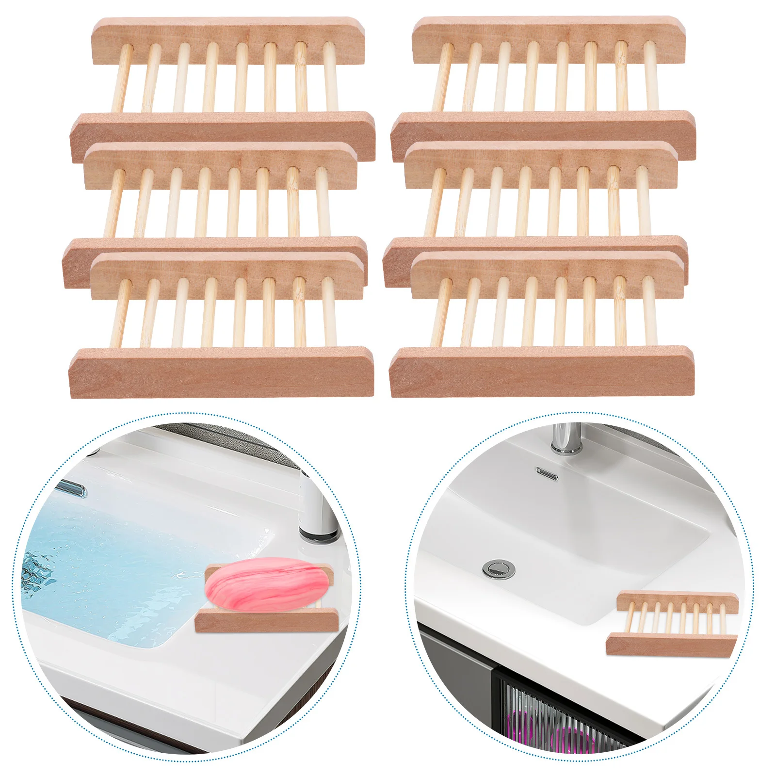 10Pcs Wooden Soap Tray Draining Soap Holder Compact Storage Rack Suitable for Home Bathroom Kitchen Use
10Pcs Wooden Soap Tray Draining Soap Holder Compact Storage Rack Suitable for Home Bathroom Kitchen Use