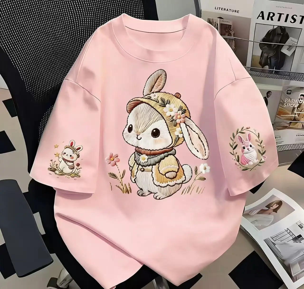 14+ summer child kids girls cute short sleeve loose T shirt
14+ summer child kids girls cute short sleeve loose T shirt