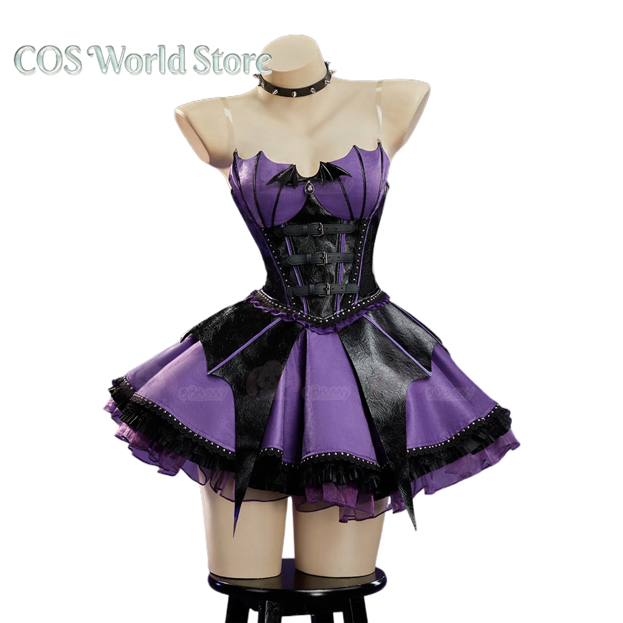 Women's Purple Black Gothic Bat Cosplay Costume Corset Dress Halloween Vampire Costume
Women's Purple Black Gothic Bat Cosplay Costume Corset Dress Halloween Vampire Costume