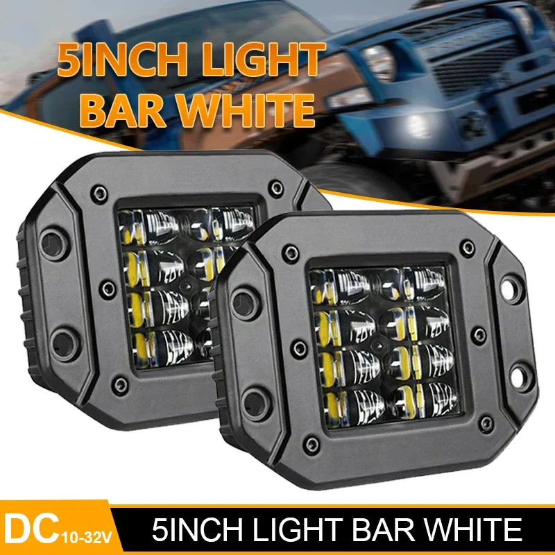 2x 5in Flush Mount LED Work Light Bar Off Road 12V 24V 40W Spot Beam LED Pods Light Bar for Car Truck Atv Jeep Headlight
2x 5in Flush Mount LED Work Light Bar Off Road 12V 24V 40W Spot Beam LED Pods Light Bar for Car Truck Atv Jeep Headlight