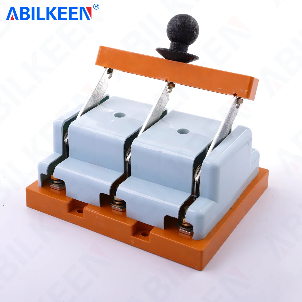 ABILKEEN HD11F Three Phase Single Throw Bidirectional Knife Switch AC380V 100A~400A Current Load Power Cut-OFF Isolation Switch
ABILKEEN HD11F Three Phase Single Throw Bidirectional Knife Switch AC380V 100A~400A Current Load Power Cut-OFF Isolation Switch