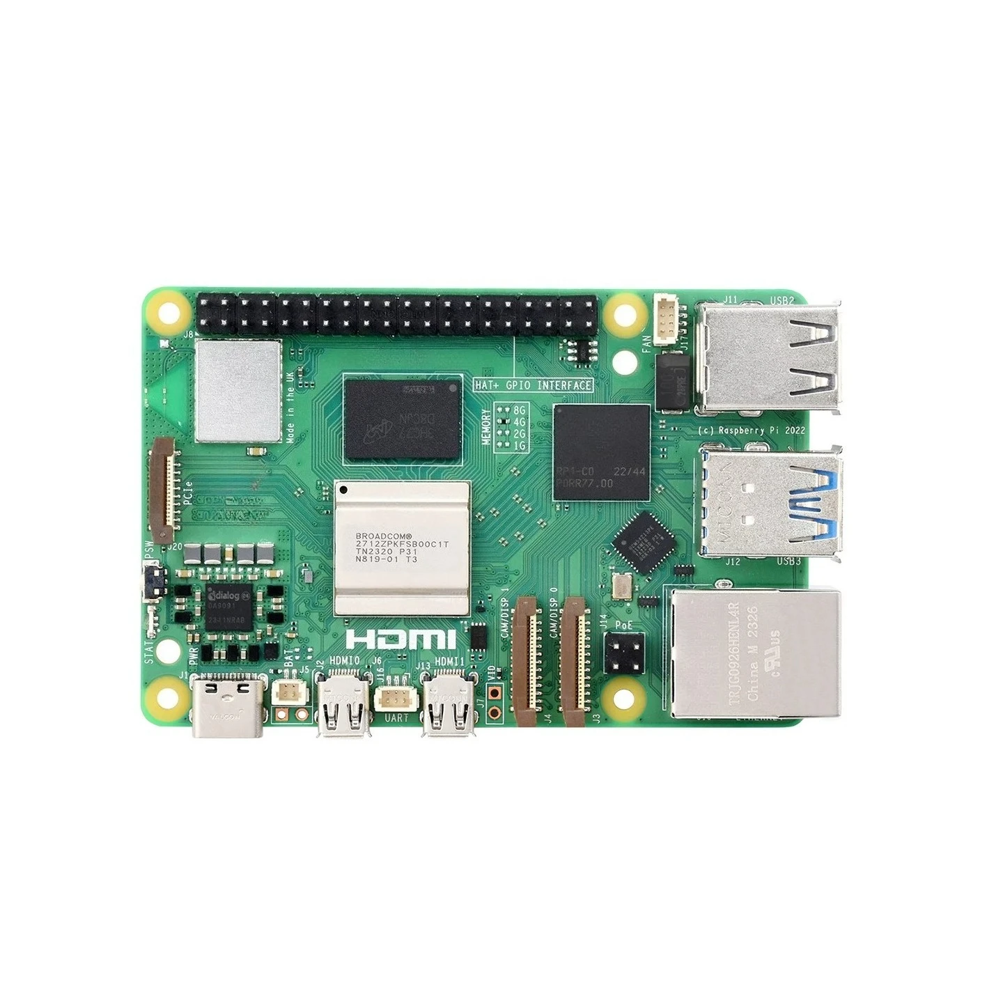 2026 New 4GB/8GB SBC Board BCM2712 2.4GHz for DIY
2026 New 4GB/8GB SBC Board BCM2712 2.4GHz for DIY